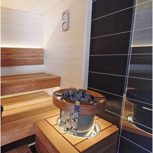 Estufa de <span class=keywords><strong>Sauna</strong></span> Moderna de Acero Inoxidable PC90E, Elementos Calefactores de Larga Duración, Calentador con Control Separado de Vapor Seco para Secado de Cuartos de <span class=keywords><strong>Sauna</strong></span> - Product Image 3