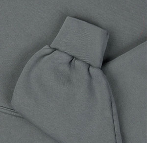 Vente en gros de sweat à capuche de haute qualité vêtements pour hommes surdimensionnés vêtements de rue pull à la mode gris 100% sweats à capuche en coton - Product Image 3