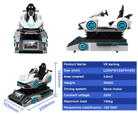 Gagner de l'argent avec une machine de jeu d'arcade VR 9D, plateforme de mouvement de réalité virtuelle, simulateur de course automobile VR, simulateur de conduite VR