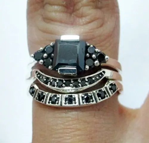 Silver 925 Set Ring II Design Jewelry Wholesale Factory in Thailand