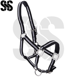 Cómodo Collar de Caballo Ecuestre con Acolchado Suave y Elegante, Collar de Cabeza Ajustable de Nailon de Alta Calidad y Duradero, Genuino - Product Image 2