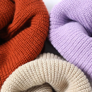 หมวกบีนนี่ขนแกะสำหรับผู้ใหญ่หมวกบีนนี่100% สีต่างกันสำหรับฤดูหนาว - Product Image 3