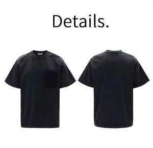 เสื้อยืดคอตตอนถัก 100% ทรงโอเวอร์ไซส์ สไตล์วินเทจ ล้างสีแบบแอซิดวอช รับสกรีนโลโก้ตามสั่ง ขายส่ง - Product Image 5