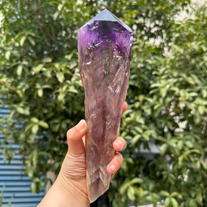 Pierre artisanale à grand affichage, percée, cristal naturel brut, prix de gros, vente chaude - Product Image 5