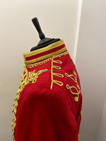Nouveau rouge napoléonien hussard or détaillant Style classique tunique Pelisse Jimmy Hendrix hommes veste