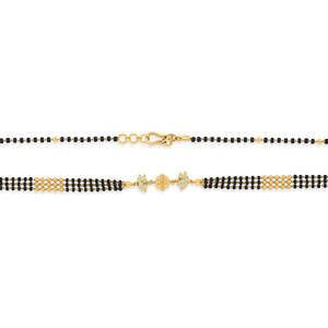 Mangalsutra Moderno de Oro Amarillo Orabella Unity para Mujer - Joyería Coleccionable Cultural - Product Image 5