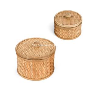 Sustainable Rattan <b>Storage</b> <b>Box</b> For Home <b>Storage</b> And Natural Interior <b>Decoration</b> - Product Image 3