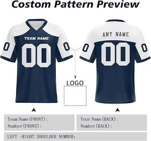 เสื้อเจอร์ซีย์อเมริกันฟุตบอลเสื้อเจอร์ซีย์หมีเสื้อแฟชั่นออกแบบได้ตามต้องการสำหรับฤดูกาลใหม่ - Product Image 4