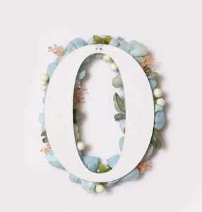 Alfabetos Florales Personalizados, Iniciales Florales con Firma, Alfabeto Floral Personalizado, Letra Floral Personalizada, Arte Mural con Flores, Monogramas Florales - Product Image 2