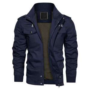 Wholesale Classic Modern Fashion Outdoor <b>Men's</b> Denim <b>Jacket</b> Top Quality Cotton <b>Canvas</b> Casual Sportswear <b>Jackets</b> For <b>Men</b> - Product Image 1