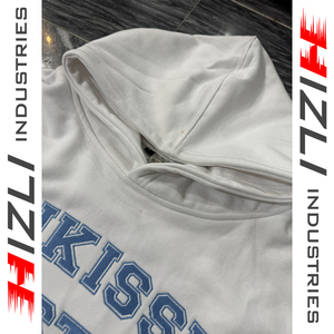 Sweat à capuche unisexe surdimensionné de haute qualité, à épaules tombantes, style Y2K, 100% coton, polaire épais et lourd, broderie - Product Image 4