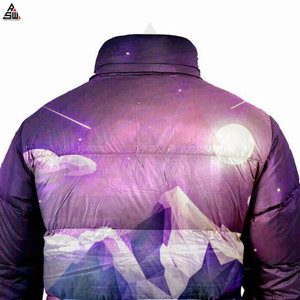 Custom Made Canvas Sublimation Bubble <b>Jacket</b> for Men Windproof Winter <b>Jacket</b> Wholesale Price High Quality - Product Image 6