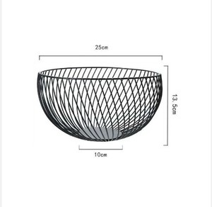 best selling <b>wall</b> hanging iron decorative sink mesh display <b>wire</b> fruit <b>basket</b> for kitchen - Product Image 1