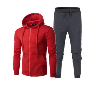 2025 Conjunto de sudadera simple y generoso para hombre y mujer Color sólido Slim Fitness fabricante de ropa deportiva en ZOHAN CREATIONS - Product Image 5
