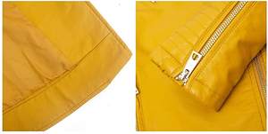 Veste en cuir pur de haute qualité pour femmes pour motards filles porte Pakistan peau de vache véritable dames vestes en cuir manteaux pour femmes - Product Image 5