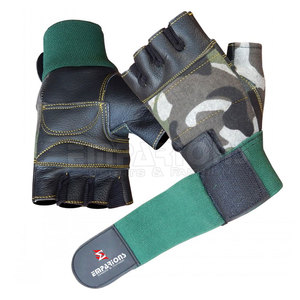 ถุงมือยกน้ำหนักในยิมฟิตเนสออกกำลังกายเทรนนิ่ง,ถุงมือทำจากหนังเทียมกันลื่นถุงมือยิมสำหรับทุกเพศ - Product Image 1