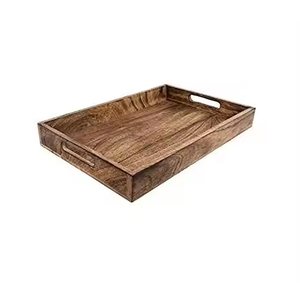 Handmade Multi-Use Wooden <b>Tray</b> by Crescent Crafts for <b>Kitchen</b> and Living Spaces by crescent crafts - Product Image 5