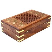 Boîtes à bijoux en bois de haute qualité avec serrures sécurisées Boîtes à bijoux en bois avec miroirs pour usage de vanité DE ARTISAN AURA