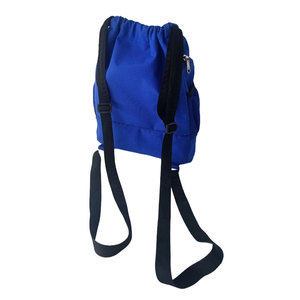 <b>Drawstring</b> <b>Backpack</b> Durable Portable Rucksack Sports Gym With Zipper Custom Logo - Product Image 1