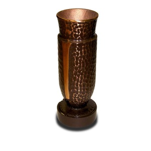 Jarrón de flores de diseño personalizado más vendido, centros de mesa de boda, jarrones de flores de Metal, maceta de acabado de cobre - Product Image 4