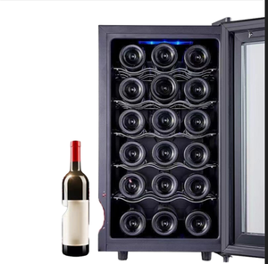 Factory Sealed 18-<b>Bottle</b> Freestanding Wine Cooler 46L Wine Cabinet Fridge Electric for Household or Hotel Use - Product Image 1