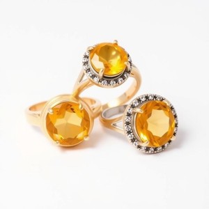 Bijoux en argent Bague de fiançailles faite à la main Bijoux en argent sterling 925 Bagues en pierres précieuses CZ pour femme - Product Image 4