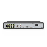 ANNKE 12MP 8CH NVR H.265 PoE NVR Perekam Video Jaringan Pintar dengan Pemutaran Ulang, Dukungan Peringatan Gerak, dan Akses Jarak Jauh untuk Kamera PoE