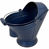 Seau à charbon en métal fait à la main avec finition antique en cuivre, de bonne qualité, forme et taille personnalisées, seau à charbon pour le stockage du charbon