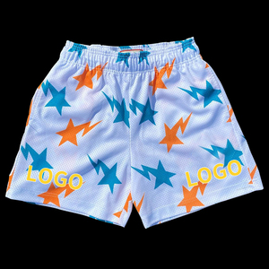 กางเกงขาสั้นเล่นบาสเก็ตบอลสำหรับผู้ชายกางเกงขาสั้นแบบตาข่ายระบายอากาศได้สำหรับฤดูร้อนโลโก้ออกแบบได้ตามต้องการ - Product Image 1