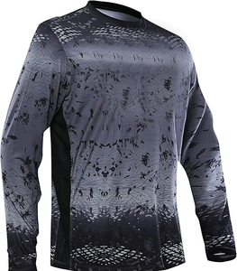 Dernière conception personnalisée séchage rapide personnaliser tournoi sublimation chemises de pêche plaine maillot de pêche - Product Image 1