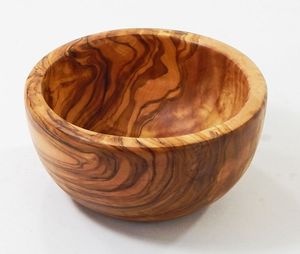 Tazón de masa de madera artesanal hecho a mano para velas, frutas o ensaladas, tazón de granja rústico vintage de alta calidad - Product Image 1