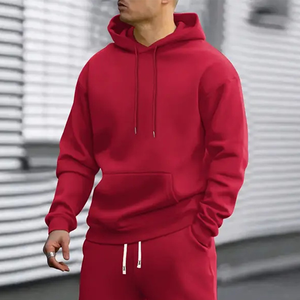 Custom Logo Design <b>Black</b> <b>Men</b> <b>Hoodie</b> 280 Gsm Heavy Cotton Thick Heavyweight Casual Style 100% Quality Blank Hoodies - Product Image 2