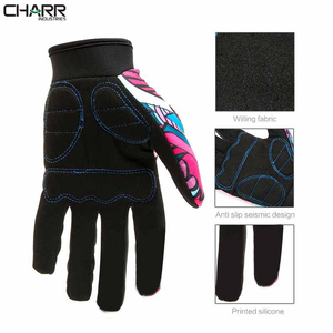 ถุงมือแข่งรถแบบมีน้ำหนักเบาเต็มนิ้วออกแบบโลโก้ได้ตามต้องการ - Product Image 3