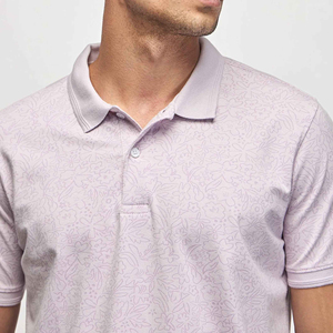 Camisetas de polo transpirables para hombre con logotipo personalizado 100% de algodón de manga corta transpirable de punto de verano ajuste informal OEM fábrica a granel - Product Image 3