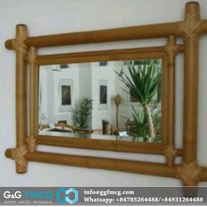 Grand Miroir Ancien en Cuivre Art Déco Vintage Vente en Gros Prix Bon Marché du Vietnam - Product Image 2