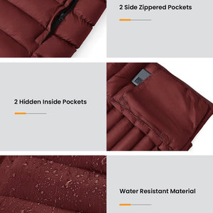 Chaquetas acolchadas para hombre OEM, ropa de calle cálida personalizada, cuello con capucha a la moda, deportes de invierno, chaquetas transpirables de estilo informal para hombre - Product Image 4