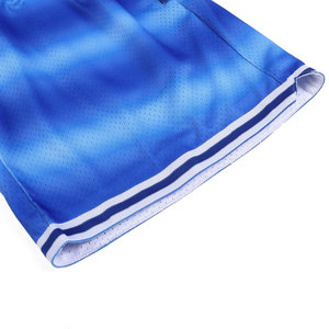 Shorts de sport pour hommes grande taille en Spandex et Polyester, respirants, à séchage rapide, anti-humidité, personnalisables, en maille, pour le basketball et la gym, vente en gros - Product Image 5