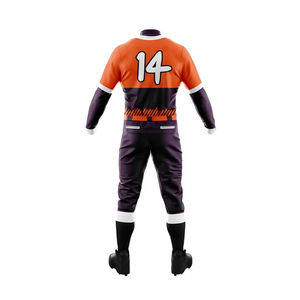 Uniforme de baseball personnalisé respirant imprimé pour adultes Impression par sublimation personnalisée 100% polyester Prix de gros - Product Image 6