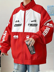 Veste unisexe tendance coupe-vent anti-UV imprimée 360g% polyester à manches longues pour le printemps et l'automne, vêtements de course automobile et de moto FORVEX - Product Image 3