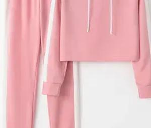 ชุดวอร์มผู้หญิงทันสมัยน้ำหนักเบาสีพื้นพรีเมี่ยมสำหรับใส่เล่นโยคะในยิมชุดวิ่งลำลอง - Product Image 6