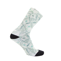 Chaussettes de sport décontractées personnalisées en coton/polyester/laine, anti-bactériennes, séchage rapide, respirantes, fines, noires et bleues, 10 paires