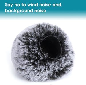 Dongtai bọt biển Micro lông kính chắn gió muff-mic gió Bìa lông Pop lọc như bọt Bìa Tương thích với màu xanh YETI Nano - Product Image 3