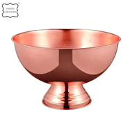 Vente en gros seau à glace en acier inoxydable personnalisé grand bol refroidisseur de boissons en métal moderne pour les fêtes 12L