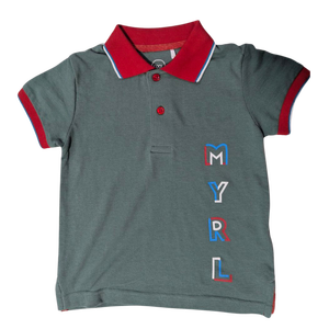 Polo en coton pour garçons, T-shirts pour enfants, avec logo imprimé dessin animé, vente en gros, fabricant Bangladesh - Product Image 5