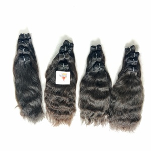 Venta al por mayor 100% Virgen Negro Color Natural Máquina India Doble Trama Remy Extensiones de Cabello Humano Recto para Mujeres - Product Image 3