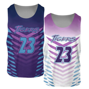 Maillots de lacrosse réversibles les plus vendus, logo personnalisé, séchage rapide, anti-odeur, 100 % polyester, ensembles de haute qualité, unisexe adulte - Product Image 3