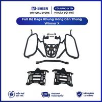 Support latéral pour moto X M-Biker en alliage d'aluminium, capacité 20L, 7,5kg, fabriqué au Vietnam, se fixe au coffre