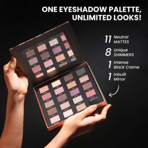 ¡Háblamos de hacerlo! Paleta de Sombras de Ojos Vegana, Resistente al Agua, Altamente Pigmentada, Libre de Tóxicos, Acabado Brillante, Más de Ocho Colores - Product Image 3