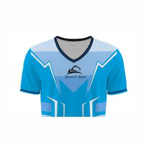 Maillots de Hurling Personnalisés Grande Taille 2025 – Vêtements de Sport en Gros Respirants, Extensibles dans les Quatre Sens, Protection Solaire, Manches Courtes, Col en V - Product Image 4