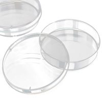 Boîte de Pétri en verre borosilicaté 3.3 de 5cm à 20cm de diamètre pour la culture de cellules, bactéries et moisissures, OEM